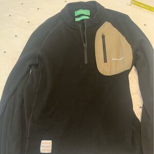 District Vision wool half zip